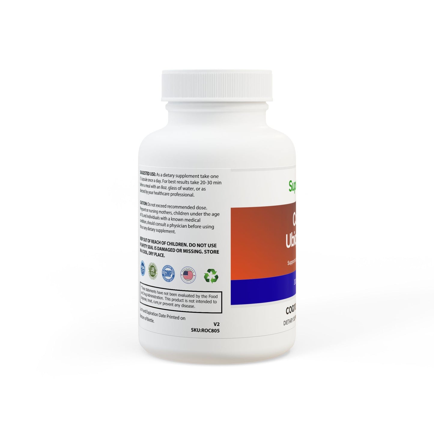 CoQ10 (Ubiquinone) Supplement (30 Capsules)