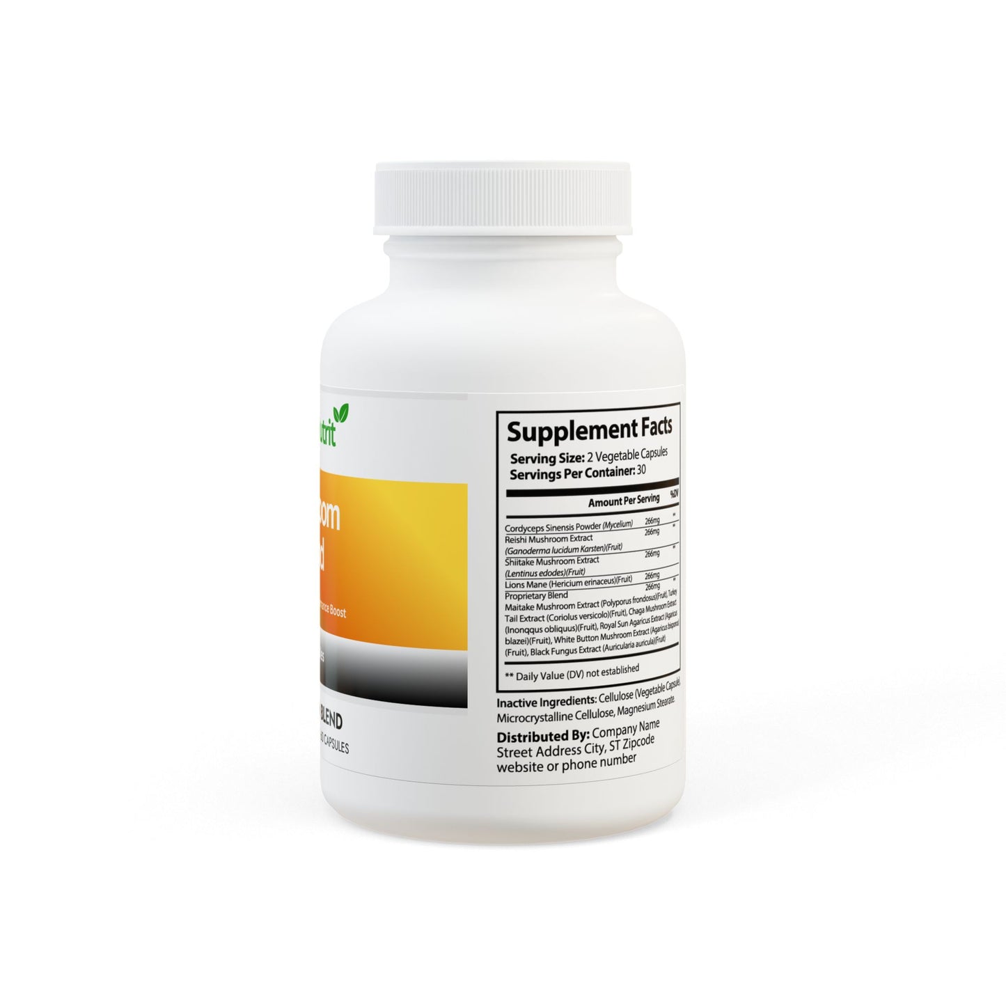 Mushroom Blend Supplement (60 Capsules)