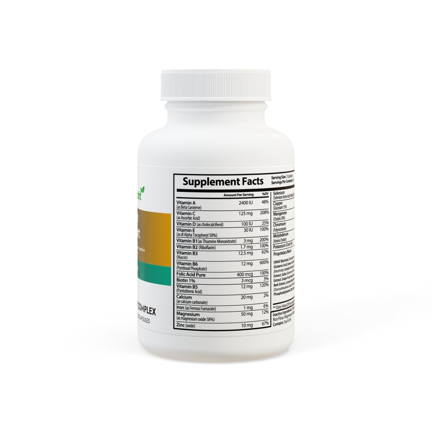 Brain Support Complex Supplement (60 Capsules)