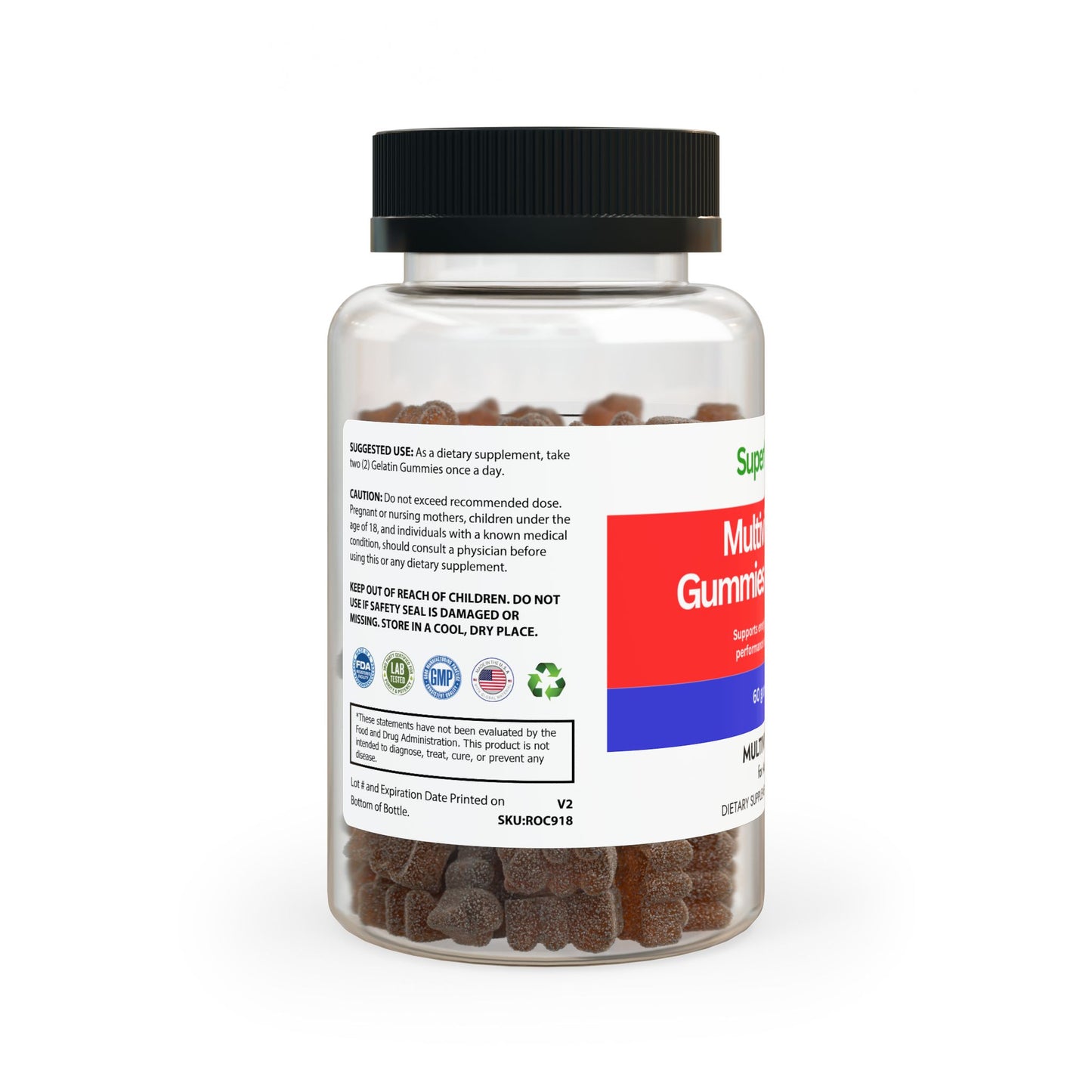 Multivitamin Gummies for Adults (60 Gummies)