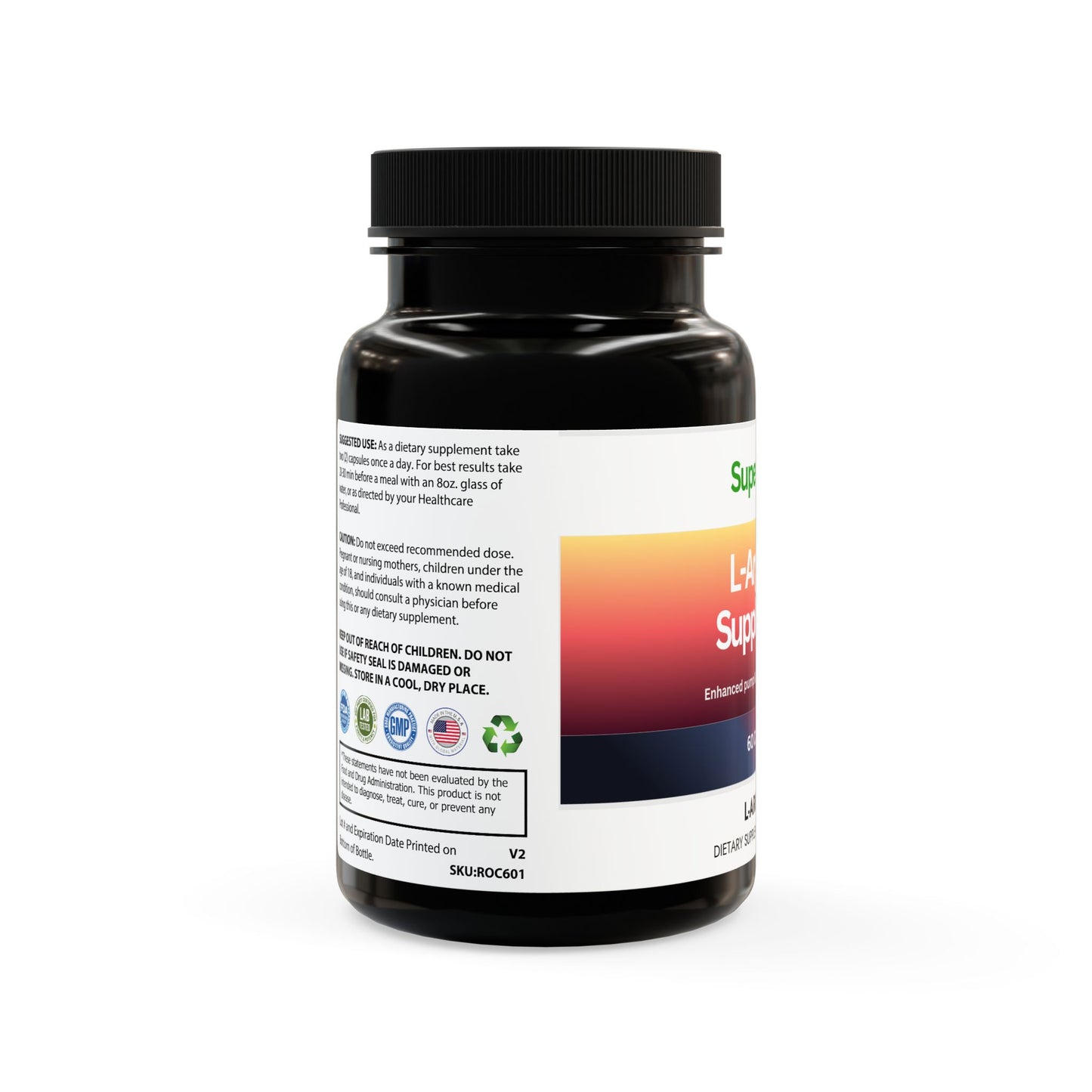 L-Arginine Supplement (60 Capsules)