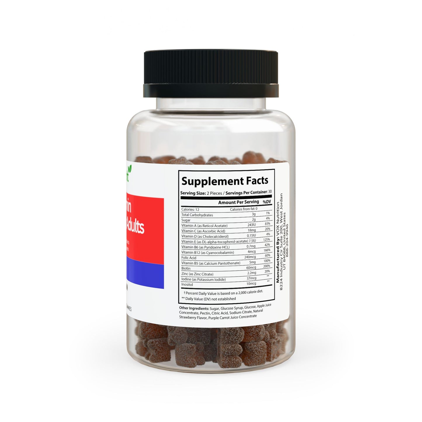 Multivitamin Gummies for Adults (60 Gummies)