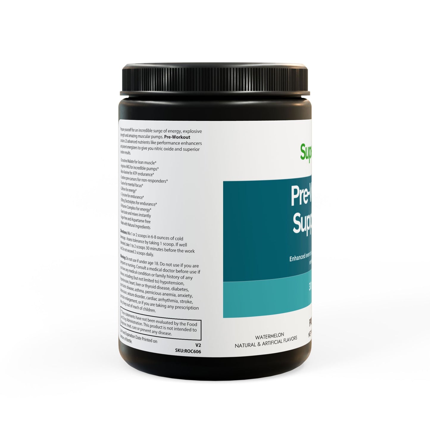 Pre-Workout Supplement, Watermelon (300g, 10.58oz)