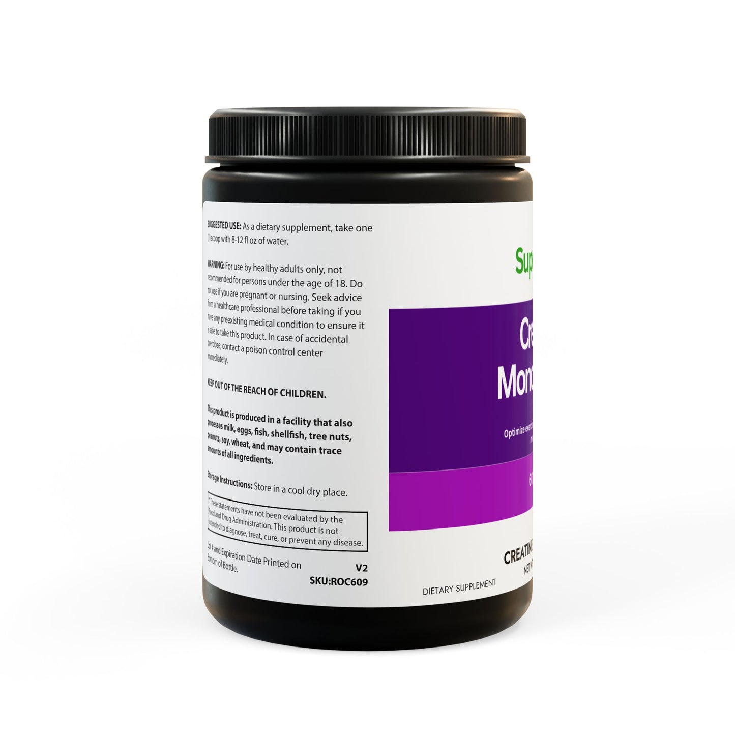 Creatine Monohydrate Supplement (300g, 10.58oz)