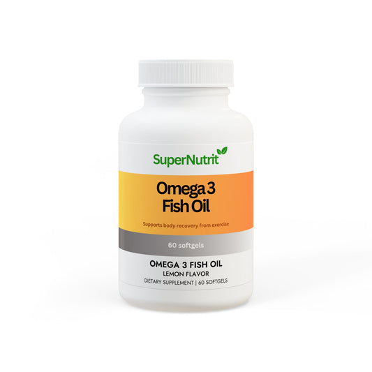 Omega 3 Fish Oil Supplement (60 Softgels)